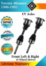 New Oe Front Cv Axles For 1986-1995 Toyota 4runner 4wd Lifetime Warranty New Oe Front Cv Axles For 1986-1995 Toyota 4runner 4wd Lifetime Warranty