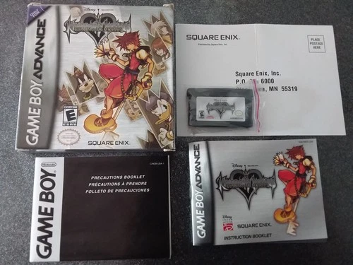 kingdom hearts chain of memories nintendo GBA game boy advance USA 🇺🇸 original