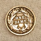 1891 Seated Liberty Dime 10C US Coin - Circulated, Uncertified