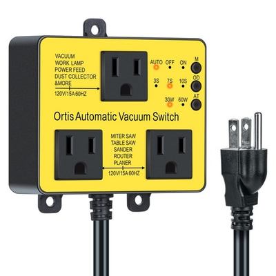 #ad Automatic Vacuum Switch with Extra Outlet for Using More Power Tools Ortis D... $63.52