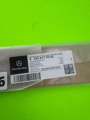 MERCEDES BENZ GL 4 MATIC GLS LIFTGATE CHROME EMBLEM A 205 817 99 00