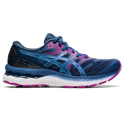 ASICS Women's Gel-Nimbus(R) 23 Running, 12 US, Grand Shark/Silver Aqua-MSRP $160