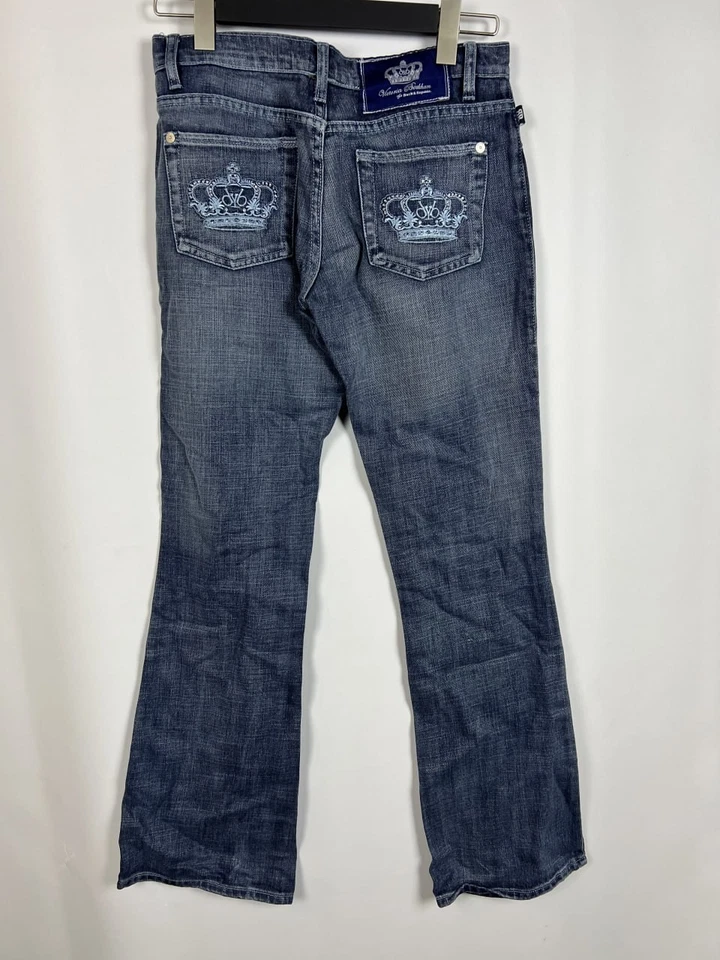 Pantalones de mezclilla para mujer VICTORIA BECKHAM azul Rock & Republic talla 29 Foto 3 de 4