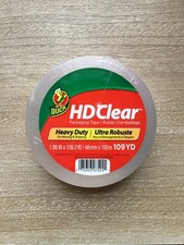 Duck HD Clear Packaging Tape - 1.88" X 109.3 yds Heavy Duty 241420 - 2 Rolls