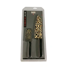 Kuhn Rikon Switzerland Chef’s & Nakiri Knife Set Safari Color 2-pc