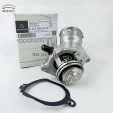 Engine Coolant Thermostat Assembly 2722000415 for Mercedes C300 E350 ML450 S400