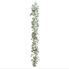 Eucalyptus Leaf and Aralia Garland Green 72 Inches Long