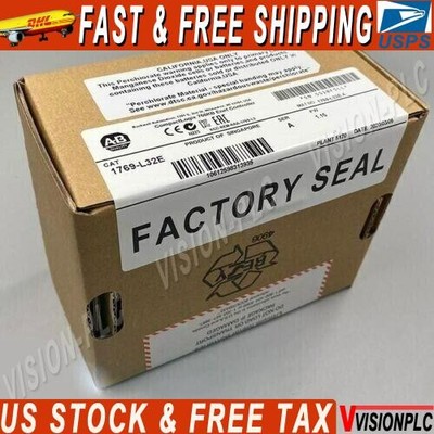 AB 1769-L32E  CompactLogix 750KB Enet Controller PLC 1769L32E US Free Tax