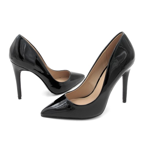 Lurnyet Women's Pointed Toe Pumps with Stiletto 4 Inch Heels