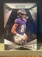 2024 Panini Black Rookies Devontez Walker #127 Emerald /15 (RC)