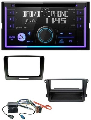 JVC MP3 USB 2DIN DAB Bluetooth CD Autoradio für Skoda Superb (2008-2015)
