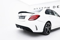 Maxton Design Diffusor Flaps Passend FüR Mercedes C Amg-Line / C43 AMG Limousine