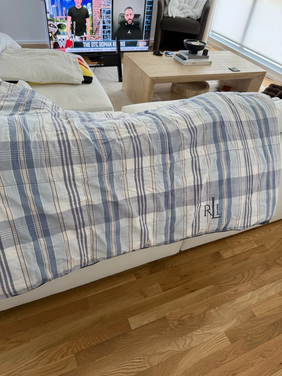 Ralph Lauren Blue Plaid Comforters & Sets for sale | eBay
