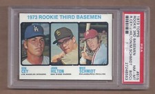 1973 Topps HIGH #615 MIKE SCHMIDT ROOKIE RC PSA 8 oc **NEAR MINT-MINT**