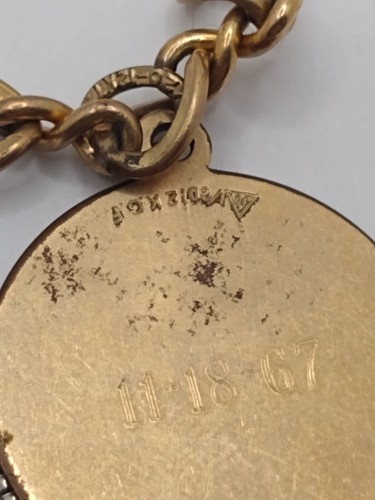 Vintage 12k Gold Filled Elco Charm Bracelet with 3 gf Charms +2 more READ! - Picture 8 of 19