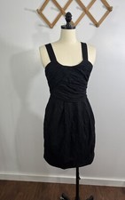 J Crew Dress Cotton Black 4