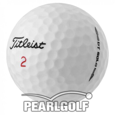 25 TITLEIST DT SOLO GOLFBÄLLE - AAAA - LAKEBALLS - DT SOLO OHNE MARKIERUNGEN
