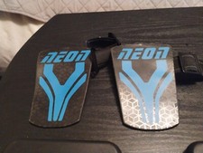 Y-Volution Neon Street Rollers Blue Clip On For Kid Covers only for skates