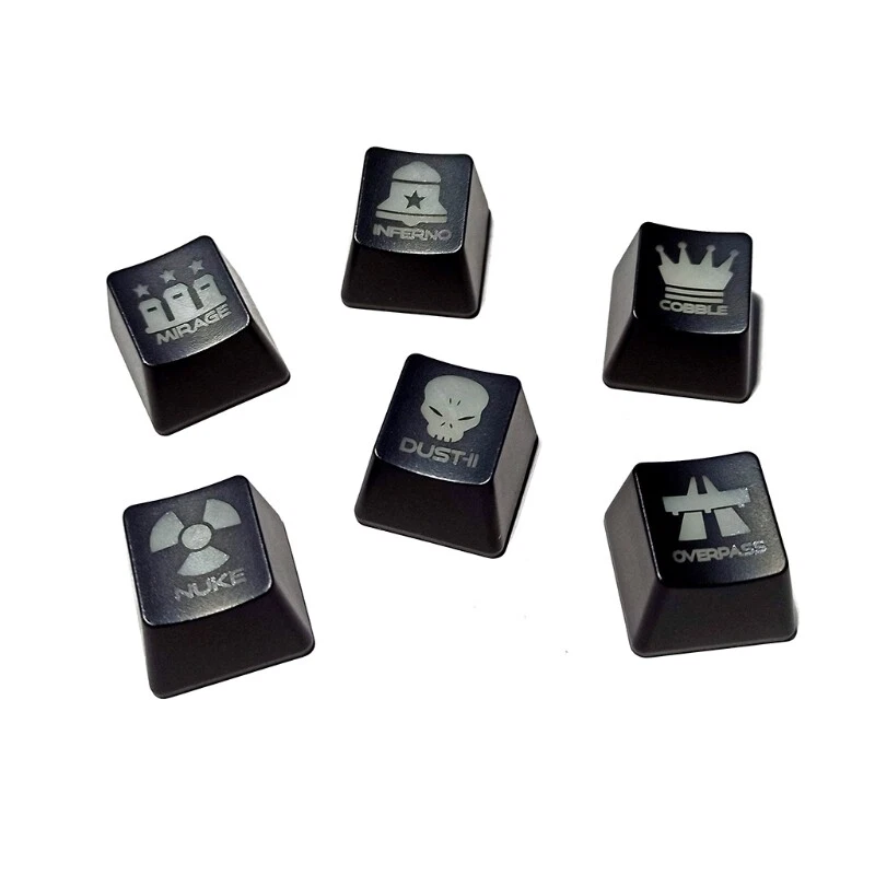 Customizable 6-Key ABS OEM Profile Mechanical Keyboard Caps for Personal Style