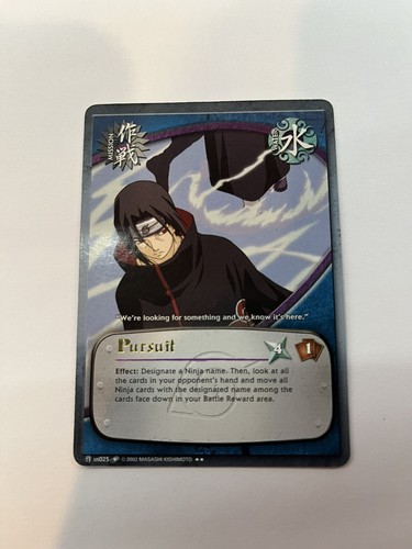 Pursuit - M-US025 - Rare Quest For Power Naruto NM