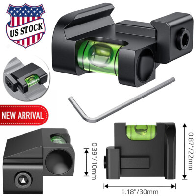 RifleScope Bubble Level Kit For 20mm Picatinny Rail Mount Compact Scope Leveling