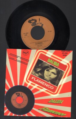 DALIDA FLAMENCO - DENKEN WIR JEDEN ABEND NACH + 1 45 JB privates Cover - proof print -