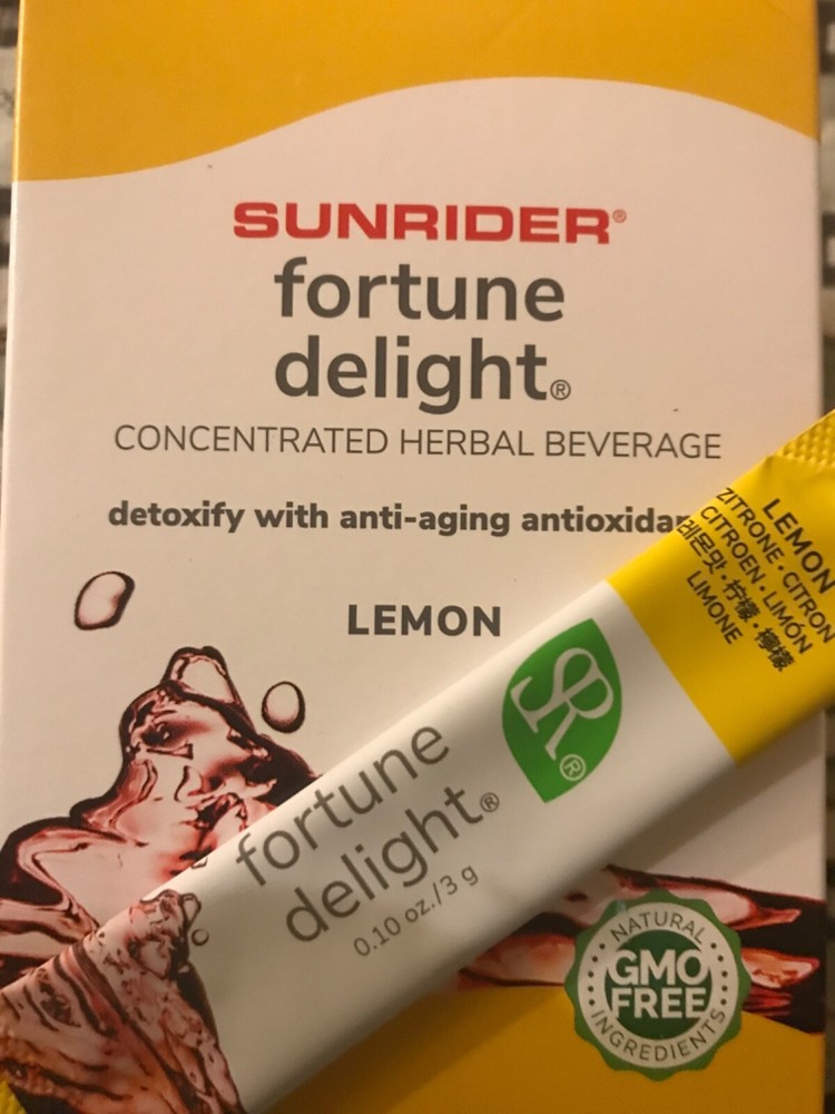 10 Bags Sunrider Fortune Delight Lemon Concentrated Herbal Tea 0.10oz / 3g Each
