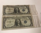 Old money  5 Dollar bills blue stamp world war 2 money SELLING AS IS — photo 6