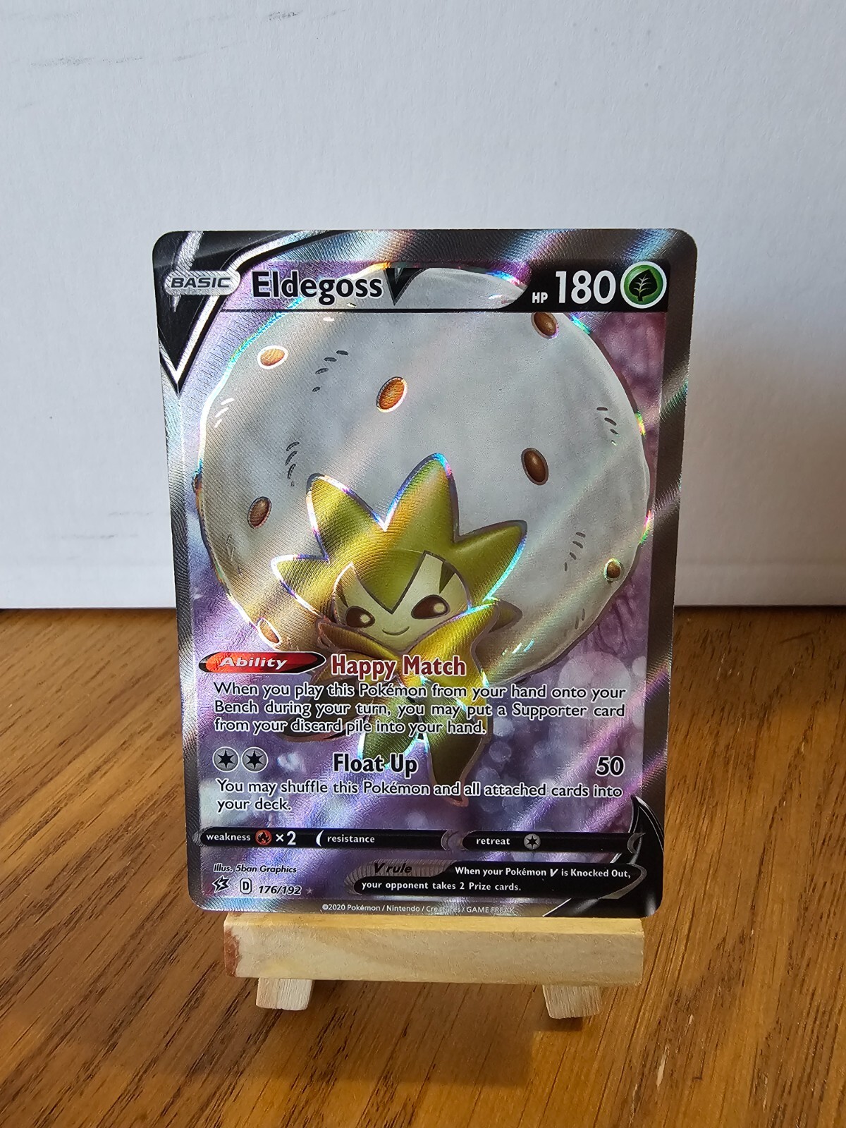 Pokemon Card - Eldegoss V 176/192 - Rebel Clash - NM