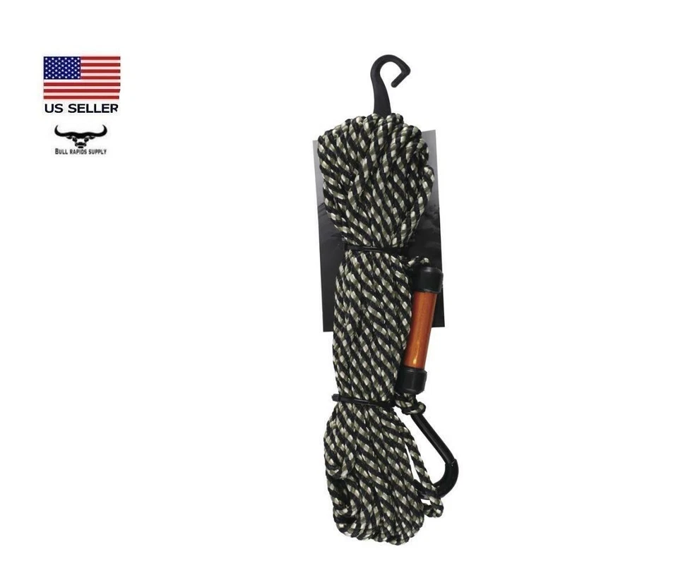 High-Desert 25' Tree Stand Hoist Rope w/ Heavy Duty Coated Carabiner Hook 100 lb - Image 3 of 4