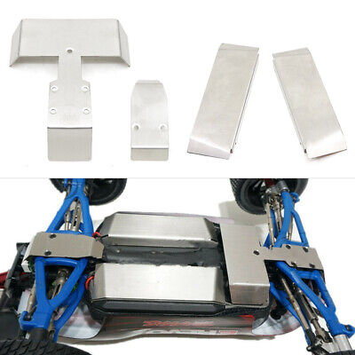 Stainless Steel Skid Plate Protector 4pcs For 1/16 Mini E Revo SUMMIT SLASH VXL