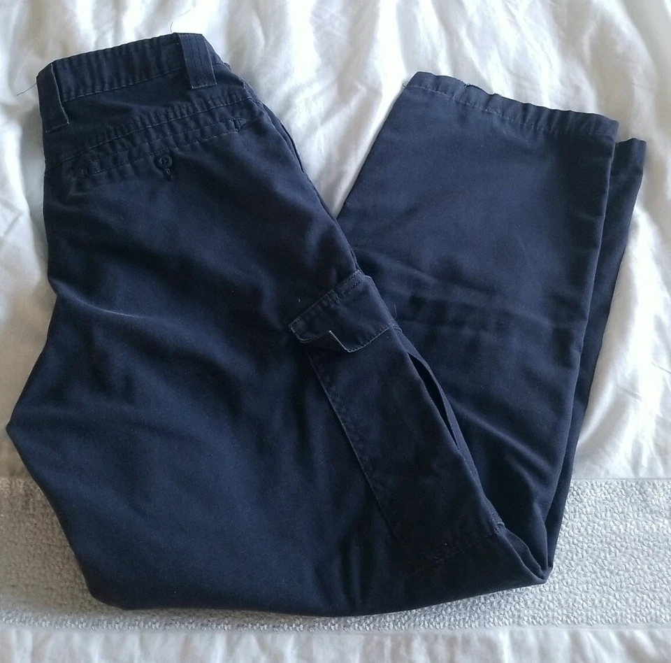 Pantalones tácticos TRU-SPEC 100272 talla 28" x "30 azul marino medianoche paremedic EMT  Foto 2 de 4