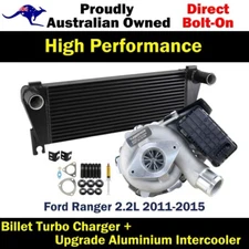 Upgrade Billet Turbo+70mm Intercooler For Ford Ranger 2.2L 2011-2015