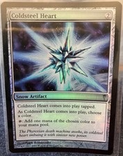 MTG Coldsteel Heart Foil Card Coldsnap Magic Snow Artifact Mana