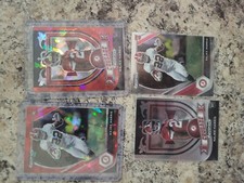 Najee Harris Rookie Cards Panini Prizm Draft Crusades/Red Cracked Ice Refractors