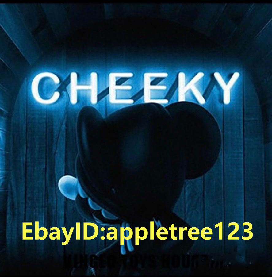 MIGHTY JAXX CHEEKY MOUSE VINYL Collection Black Figures Art Toy