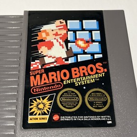 Super Mario Bros Game NES Nintendo Boxed 5 Screw Cartridge Original PAL Rare
