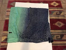 Large “Monsoon” Scarf  Wrap ~ Lovely Blue & Green Colors ~ 68X42