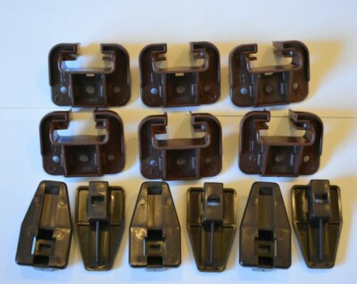 6x Kenlin Rite-Trak I Drawer Guide Glide & Stop w/ Screws -  Authentic