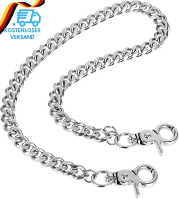 WY LIGHTING LEVEL Punk Hose Kette, Hip Hop Handtasche Kette Metall Heavy Duty Br