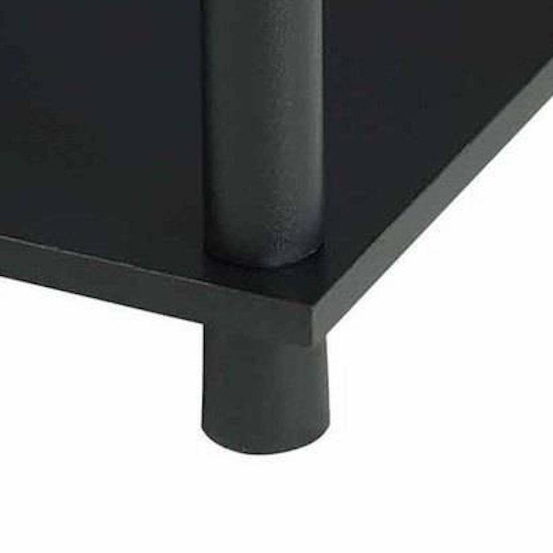Set of 2 Sofa Side Table Coffee End Table 2 Tier Shelf Unit Living Room Bedroom