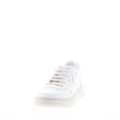 VOILE BLANCHE men shoes Layton 01 sneaker in white leather with