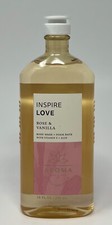 1 BATH  BODY WORKS AROMATHERAPY INSPIRE LOVE ROSE VANILLA WASH FOAM SHOWER GEL