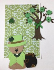 St Patricks Day Mats and Scrapbook Paper Piecing