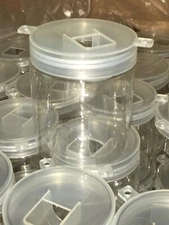 SOMEWANG Cosmetic Packaging Clear Plastic 250ML PET Jars with Screw On Lid 200pc