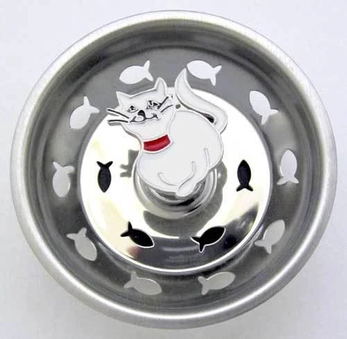 White Cat Kitchen Stainless Steel Standard Sink Strainer