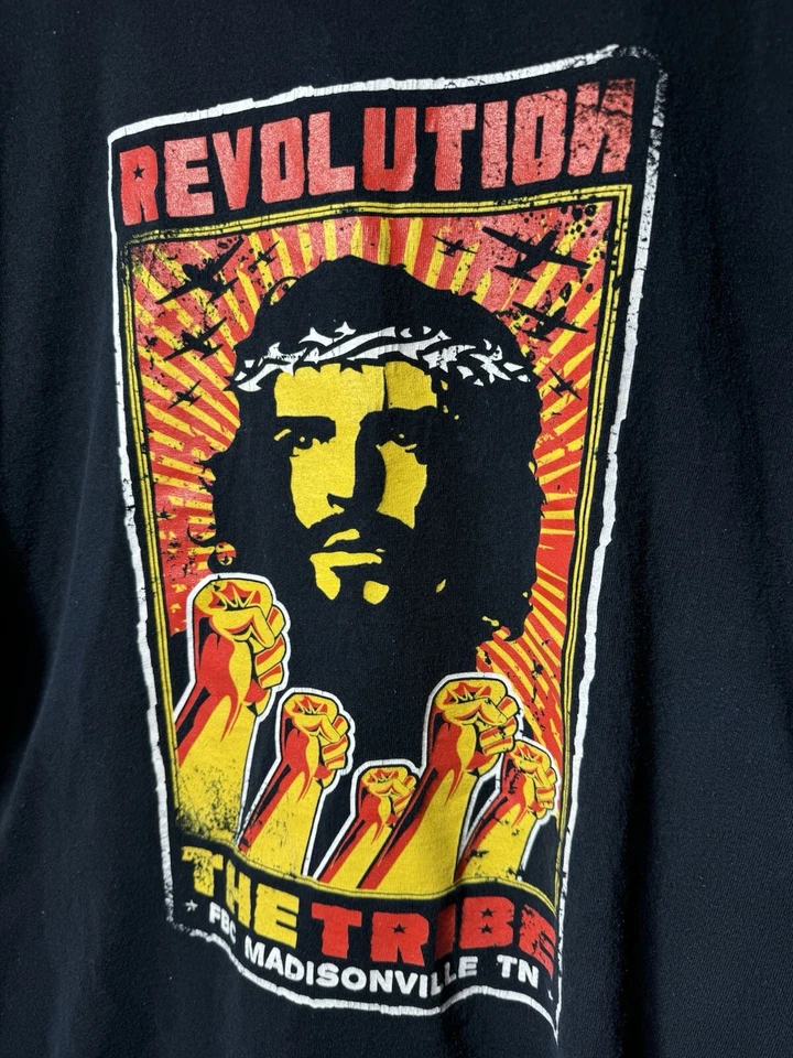 Che Guevara Revolution The Tribe Jesus Christ T-shirt Medium Large Cuban - Image 2 of 4