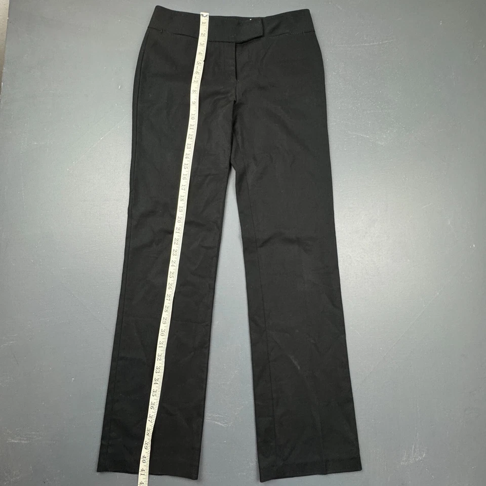 Max Studio Women's Dress Pants 6 Black Straight Leg Career Work Office Trousers - Image 4 of 4