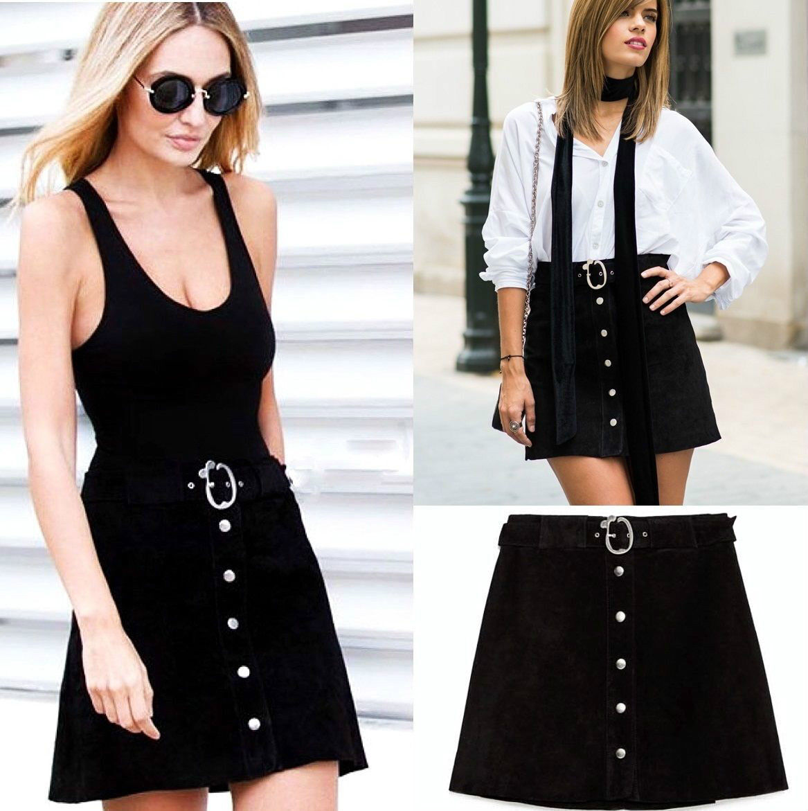 スカート BURBERRY Women Mini Skirts 8067790 A1189 Black Micaela mini skirt BURBERRY | Blondie Shop