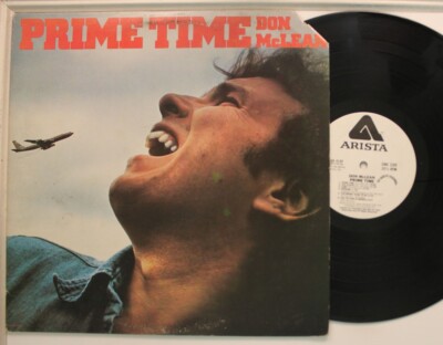Don Mclean Lp Prime Time On Arista - Vg+ To Vg++ / Vg+ Tp Vg++